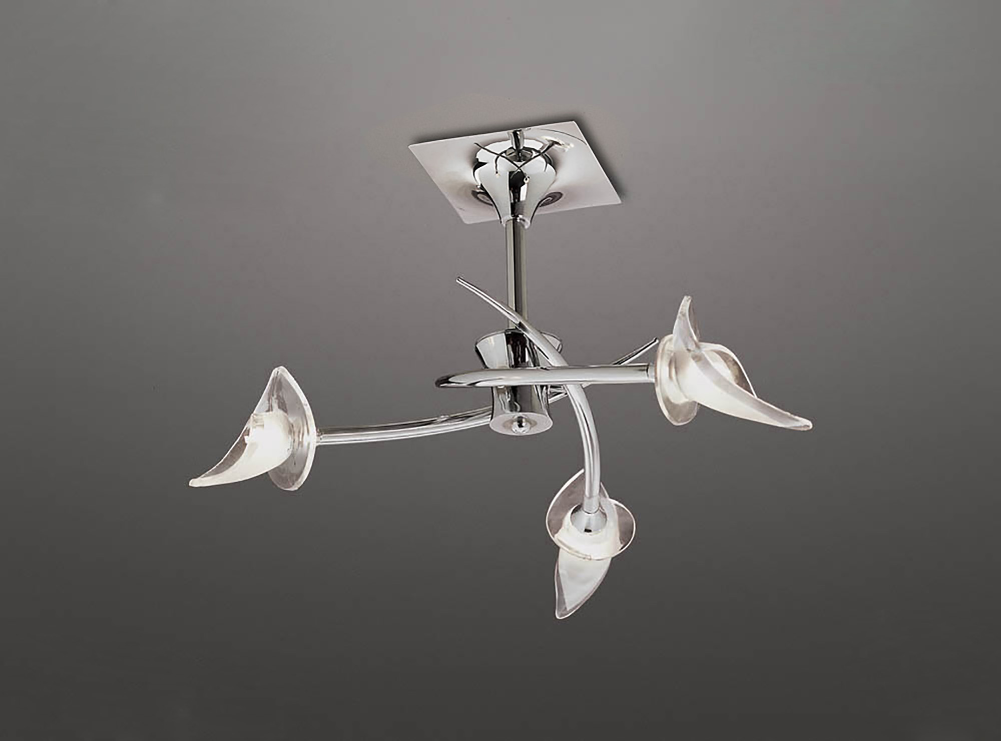 Flavia Polished Chrome Ceiling Lights Mantra Modern Ceiling Lights Flavia Polished Chrome Ceiling Lights Mantra Modern Ceiling Lights